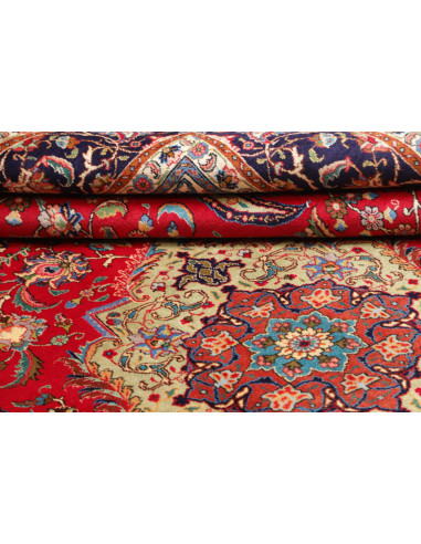 Tabriz 253x360 Cm Tabriz, Persia, Lana Cardata A Mano,