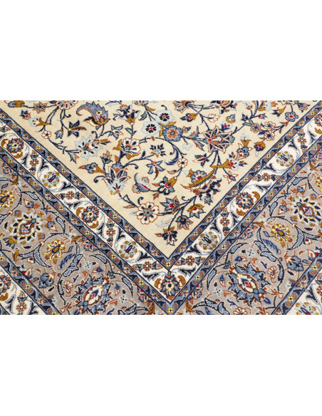 Kashan 232x353 Cm Kashan, Persia, Lana Cardata A Mano,