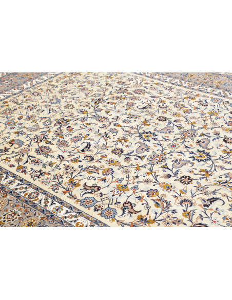Kashan 232x353 Cm Kashan, Persia, Lana Cardata A Mano,