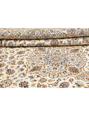 Kashan 252x355 Cm Kashan Persia Hand-carded Wool warp: