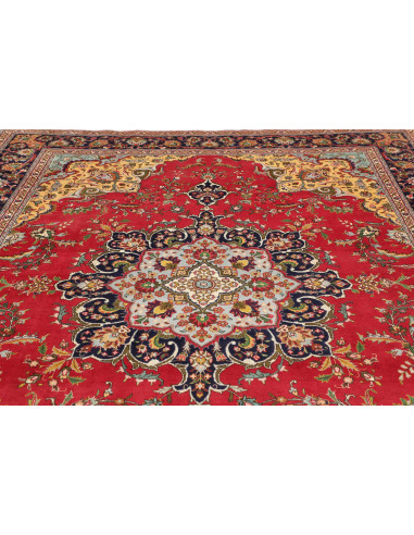 Tabriz 257x348 Cm Tabriz, Persia, Hand-carded Wool cotton