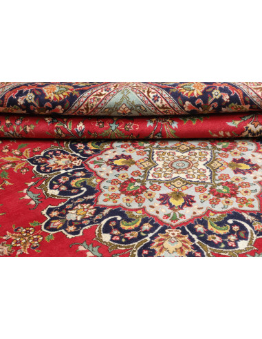 Tabriz 257x348 Cm Tabriz, Persia, Hand-carded Wool cotton