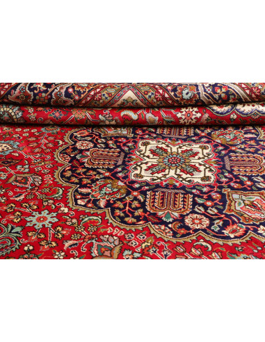 Tabriz 300x400 Cm Tabriz, Persia, Hand-carded Wool warp: