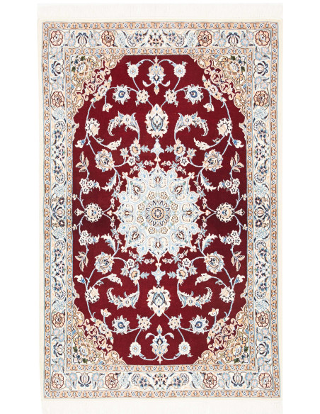 Nain 9la 101x162 Cm Nain 9la, Persia, Lana Cardata A Mano E