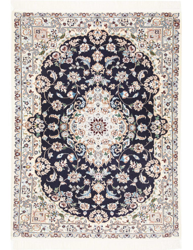Nain 6la 95x127 Cm Nain 6la, Persia, Lana Cardata A Mano E