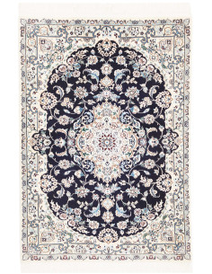 Nain 6la 78x118 Cm Nain 6la, Persia, Lana Cardata A Mano E