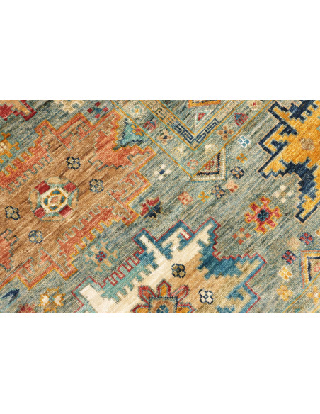 Tappeto Tribal Pakistan marrone bianco 151x199