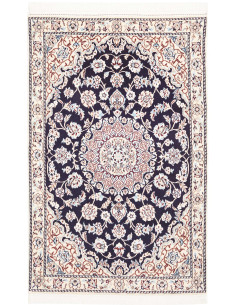 Nain 9la 82x130 Cm Nain 9la, Persia, Wool And Silk,