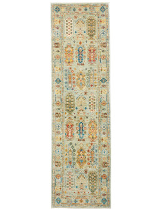 Tappeto Tribal Pakistan marrone grigio 78x242