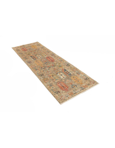 Tappeto Tribal Pakistan marrone grigio 78x232