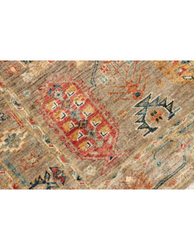 Tappeto Tribal Pakistan marrone grigio 78x232