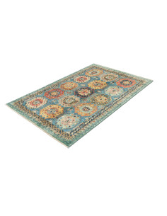 Tappeto Tribal Pakistan azzurro grigio 121x187 2