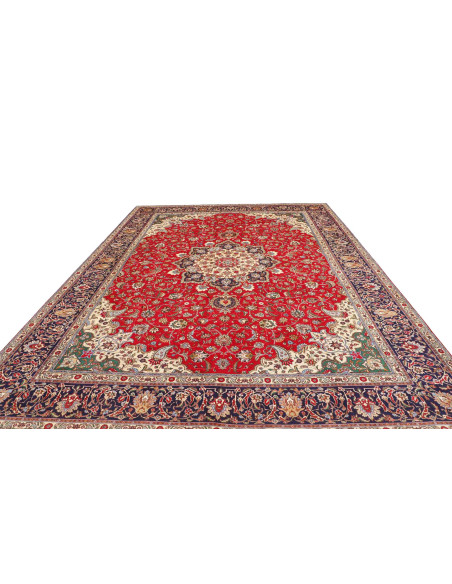 Tabriz 305x395 Cm Tabriz Persia Hand-carded Wool Cotton