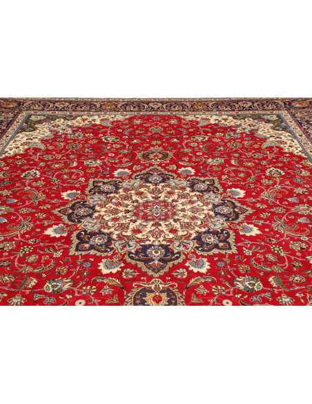 Tabriz 305x395 Cm Tabriz Persia Hand-carded Wool Cotton