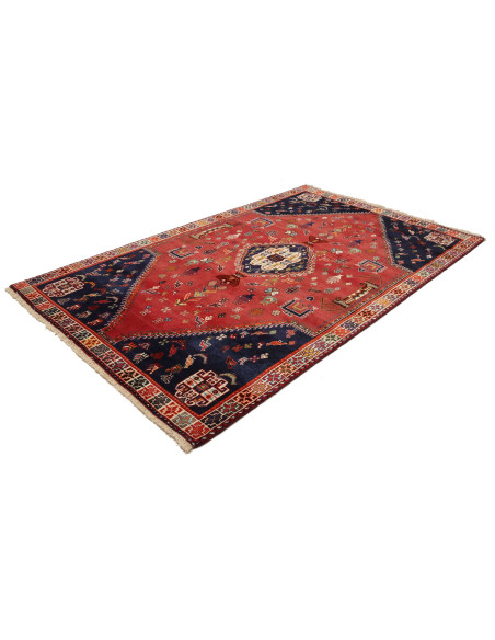 Rug Shiraz Persia maroon yellow 177x280