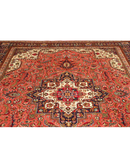 Tabriz 237x348 Cm Tabriz, Persia, Hand-carded Wool warp: