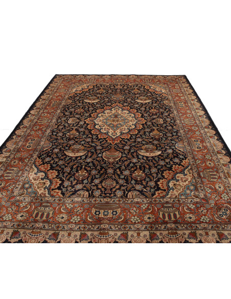 Rug Kashamr Zirkhaki Persia sky blue white 248x346