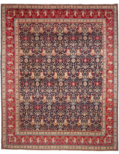 Tabriz 300x387 Cm Tabriz, Persia, Lana Cardata A Mano