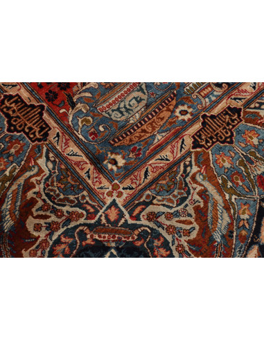 Rug Kashamr Zirkhaki Persia grey maroon 294x385