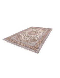 Kashan 253x365 Cm Kashan, Persia, Hand-carded Wool warp: 2