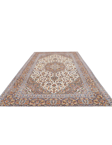 Kashan 253x365 Cm Kashan, Persia, Hand-carded Wool warp: