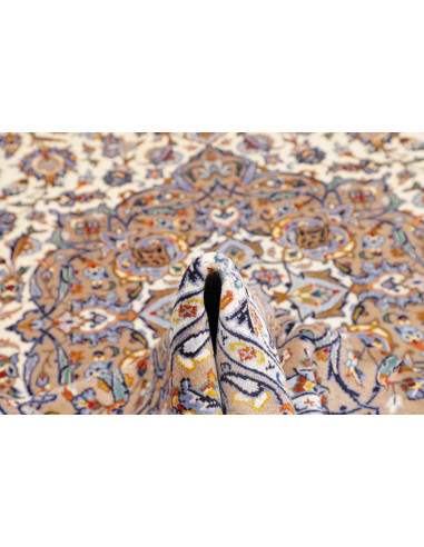 Kashan 253x365 Cm Kashan, Persia, Hand-carded Wool warp: