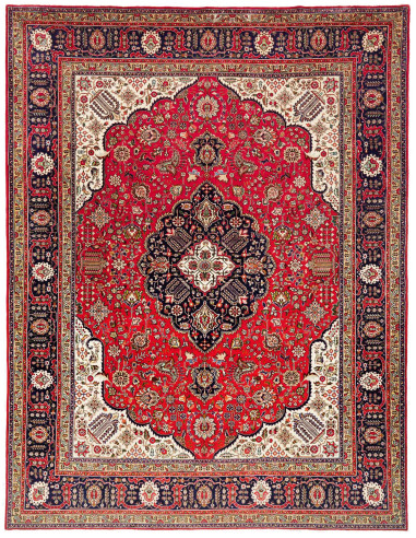 Tabriz 298x385 Cm Tabriz, Persia, Hand-carded Wool cotton