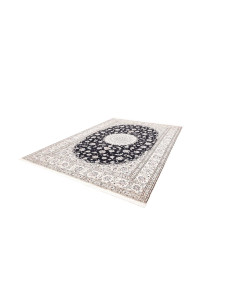 Tappeto Nain 9la Persia 248x359 Blu Notte Avori 2