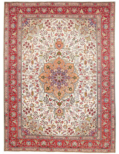 Tabriz 253x344 Cm Tabriz Persia Hand-carded Wool Cotton