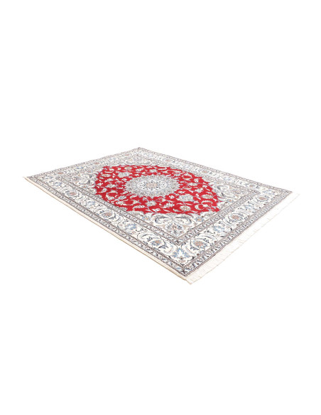 Tappeto Nain Kashmar Persia 193x250 Rosso Crema