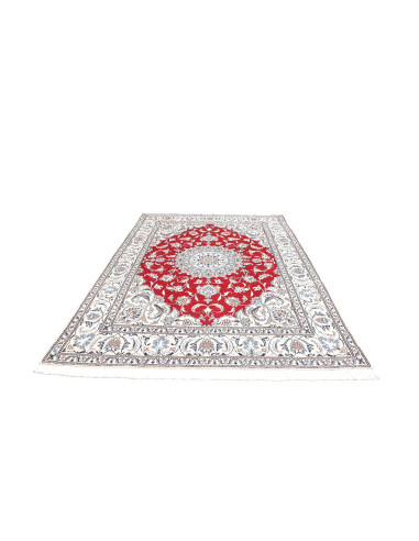 Tappeto Nain Kashmar Persia 193x250 Rosso Crema