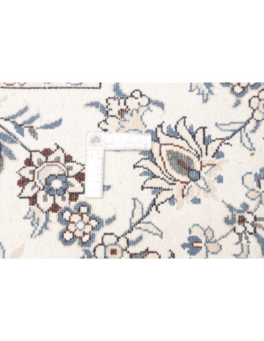 Tappeto Nain Kashmar Persia 198x303 Blu Notte A