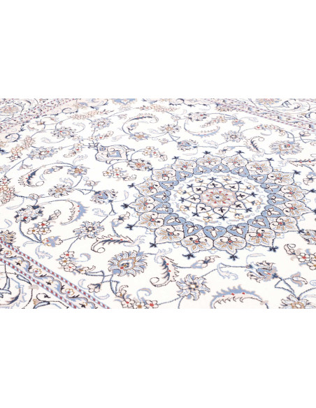 Rug Nain Kashmar Persia 200x303 Ivory Blue