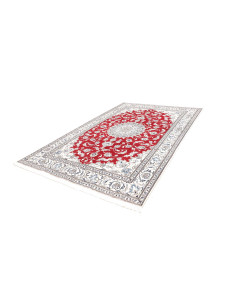 Tappeto Nain Kashmar Persia 198x293 Rosso Crema 2