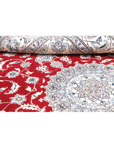 Tappeto Nain Kashmar Persia 198x293 Rosso Crema