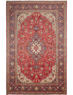 Tabriz 198x293 Cm Tabriz Persia Hand-carded Wool Cotton
