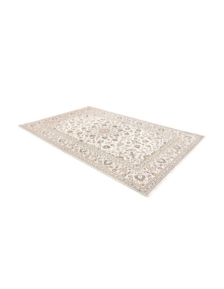 Tappeto Kashan Persia 194x296 Crema Blu
