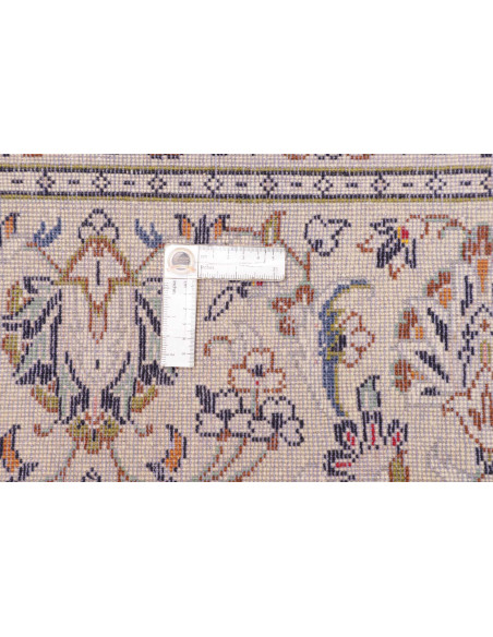 Rug Kashan Persia 194x296 Cream Blue