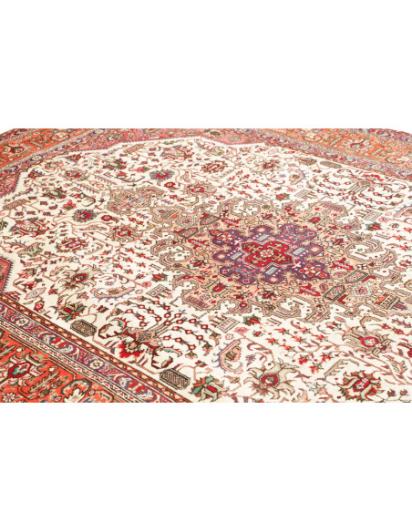 Rug Tabriz Persia 205x300 Cream Terracotta