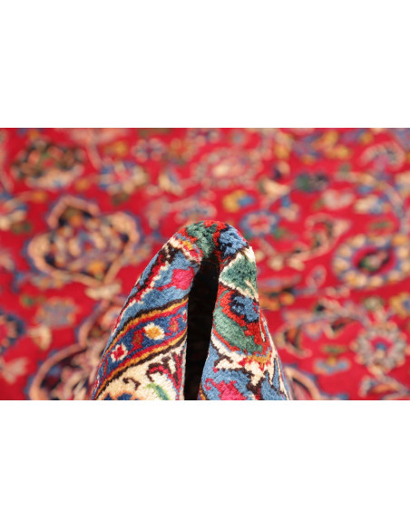 Rug Mashad Persia 203x293 Crimson Red Navy Blue