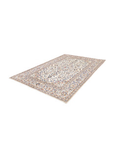Tappeto Kashan Persia 195x293 Avorio Blu 2