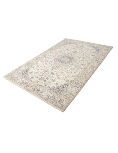 Tappeto Nain 9La Persia bianco azzurro 154x242 2