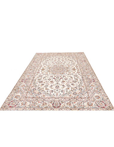 Rug Kashan Persia 200x300 Cream Blue