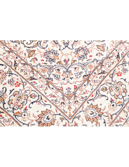 Rug Kashan Persia 200x300 Cream Blue
