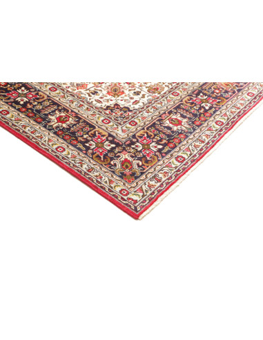 Rug Tabriz Persia 200x302 Red Navy Blue