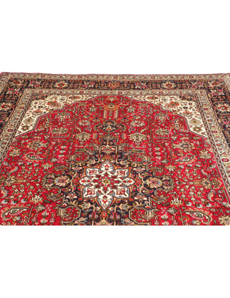 Tappeto Tabriz Persia 200x302 Rosso Blu Notte