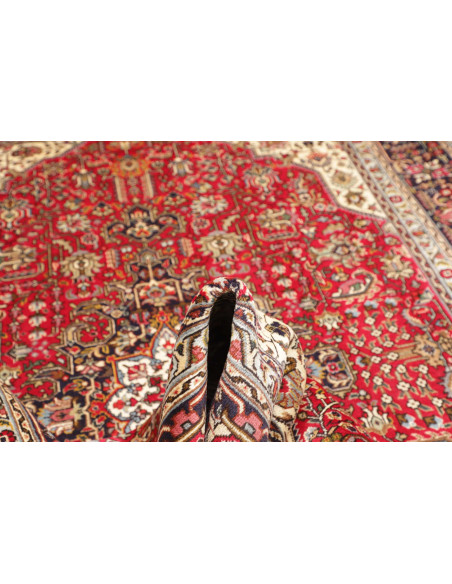 Tappeto Tabriz Persia 200x302 Rosso Blu Notte