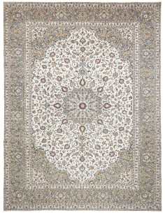 Kashan 300x397 Cm Kashan, Persia, Lana Cardata A Mano
