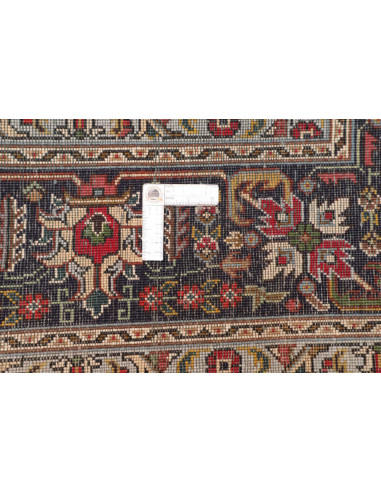 Tappeto Tabriz Persia 200x302 Rosso Blu Notte