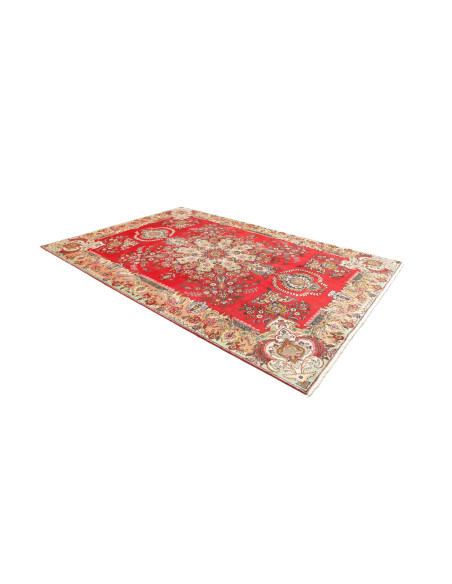 Rug Tabriz Persia 225x317 Ruby Red Beige